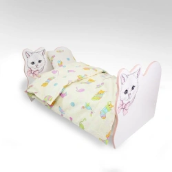 LDF 1-drawer bed "KOSHKA, Ufa Print", article number 10294-001