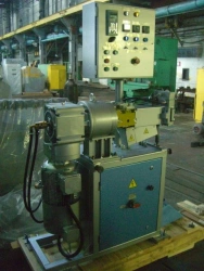 Single worm rubber processing machine MCH-32/10-P-CHB