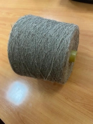 Dry spun single strand linen yarns