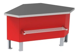 Counter P2629 PN-UN non-cooled outside corner