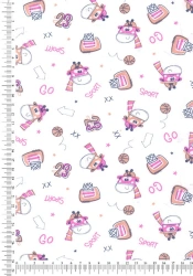 Melange mixed knitted fabric (PE-47,5%, CHL-47,5%, PU-5%), lastic 1+1
