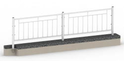 Pedestrian restraining and limiting fences
