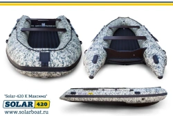 Motor inflatable boat SOLAR-420 K (Maxima)