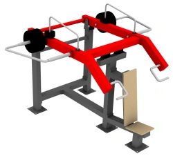 Outdoor power simulator for development of shoulder girdle musculature with variable load from sitting position UTS-009 (Overhea