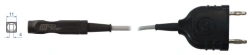 Cables with bipolar instruments (tweezers) holder