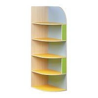 Angular shelving unit