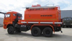 Tank truck, UZST brand, type 6619A-25 on KAMAZ 65115-A5, 65115-50, 65115-RR, 65115-RS chassis.