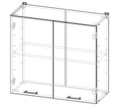 Hinged cupboard (Harmony series)