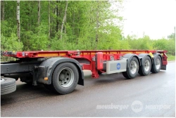 Three-axle container semitrailer SW-345