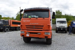 Special van on KAMAZ 43502-D5 chassis. GIRD brand. Type 5849AG. Modification 5849AG -0000010. Loader design