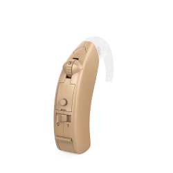 Electronic digital programmable hearing aids of the behind-the-ear type "ELF-442P" according to TU 9444-007-93307.