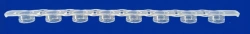 Non-sterile polymer tube for in vitro diagnostics according to TU 32.50.50-021-54287340-2022: Tube 7 flat in a strip of 8 pieces