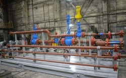 Block of armature block of electric dehydrator EDG-1,2 with service platform EDG(Ar)-BSHP.00.00.00.000