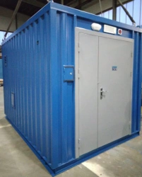 Power station, automated "Peter Bell" of container type PB-60-18D-10 on the basis of diesel unit YAMZ AD60S-T400-50.