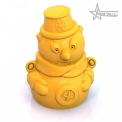 Snowman snow mould