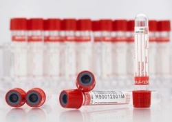 Vacuum tubes "Acti-Fine" for venous blood sampling with clotting activator, size 13x75 mm, volume: 1,0 ml.