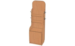 Shelving unit "Duty Corner-2". Model: UD-2