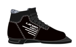 Ski boots Larsen Simple 75 NN black (logo grey) 75