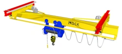 Single girder overhead electric overhead travelling crane, suspended