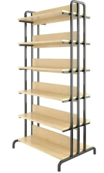 Two-sided library shelving unit SB-2