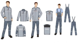 Men's sets for ITR (jacket-shirt, waistcoat, dungaree) special for employees of the organisations of the system "Transneft" dl
