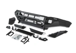 Car bumpers for FORD RANGER (2012-2015; 2015-) (without lights) (black) + fixing kit