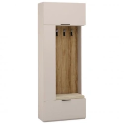 "SOHO" HC7-02.DS, Right-hand hallway section (beige) from the set of modular furniture "SOHO".