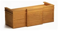 Wooden furniture for courtrooms. Court furniture