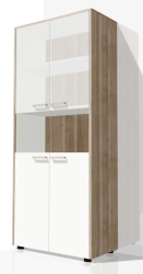 MAGNA Wide combination cupboard with niche and glass, Art. MSHNS 02