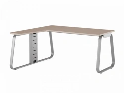 Small left workstation (rounded corners), item No. JNO113SX