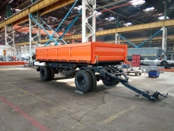Double-axle tipping trailer type 8551-02 of modification 8543M
