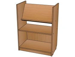 Shelving unit with inclined shelf ''DU-St2'' from the set ''Didactic corner'' / SZh51