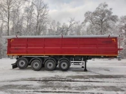 Semi-trailer-dumper PPC 877723 (Modification 877723) with maximum permissible load on one axle PPC not exceeding 9000 kg. (9