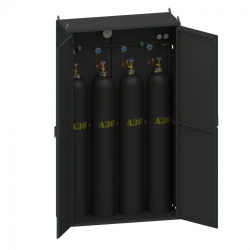 Discharge frame for nitrogen for four cylinders in a cabinet RRAZ-4-SH