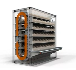 Automated rack of carousel type "Spiner"