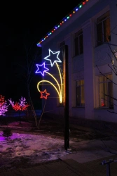 LED console (LED panel) "Tula" - decorative street lamp on brackets (modifications 220V, 24V,12V), A