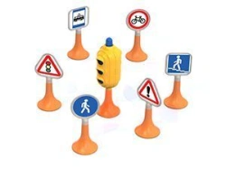 Set "Road Signs" ?1 (traffic light, 6 signs)