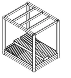 Bench with canopy, article no. 11025
