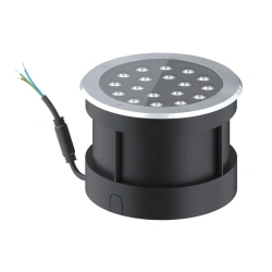 Architectural luminaire SVETHOLL Buffy ground recessed D210 H126 power supply unit in LED 50W housing