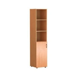 Semi-open narrow document cabinet