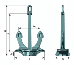 Hall Anchor P100 alloy steel
