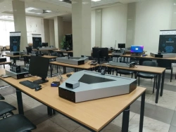 Educational complex "Wireless communication technologies": stand "Optomechanical visualisation of signal coding" (OVCS) and st.