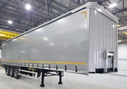Semitrailer CTTM CARGOLINE 932200-52.00.00.000 (semi-trailer with curtain mechanism, rear doors): modification 932200 (932200-52