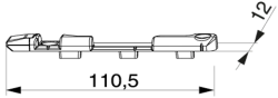 Locking strip KBE AD9, article no. 373540