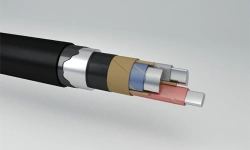 Power cables with aluminium conductors with paper insulation impregnated with non-flowing compound, lead sheathed, at voltage