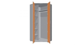 Two-door corner wardrobe SHGU-2