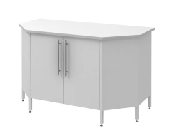 High laboratory end table with drawer Mod.-1500 SLTTL in