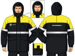 Men's jacket for protection against low temperatures SMA225-102/001-DKB