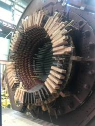Turbogenerator type TVF-165-2U3 for Krasnodarskaya CHPP unit No.2.
