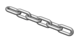 Chain 30x105 round link, highly wear-resistant, calibrated , matched in pairs of sections, for elevators; drawing. 962-58.4249